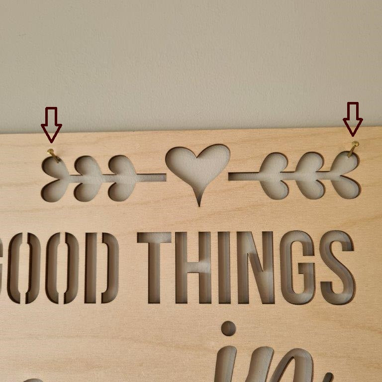 Fotobord "The good things in life"