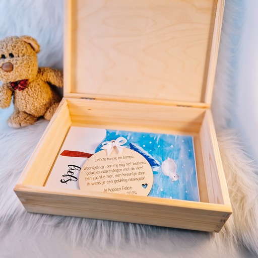 Gepersonaliseerde doos met eigen ontwerp