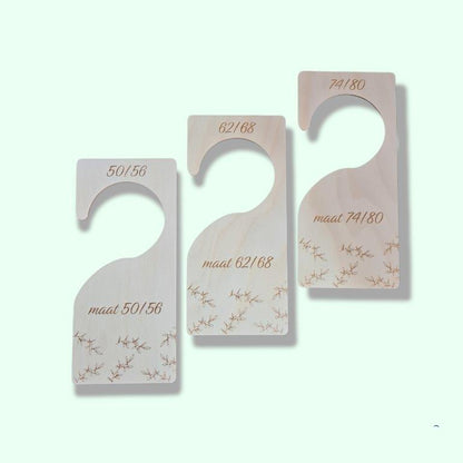 Houten maathangers - set van 3