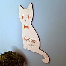 Afbeelding in Gallery-weergave laden, Naambord poes
