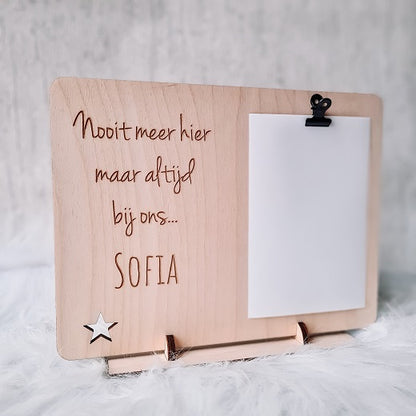 Fotobord "Boven De Wolken"