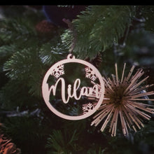 Afbeelding in Gallery-weergave laden, Kerstbal met naam
