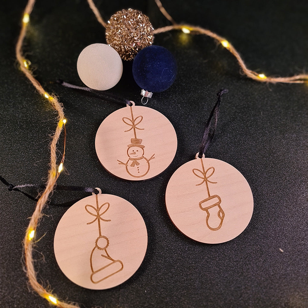 Kerstversiering "Snowy"