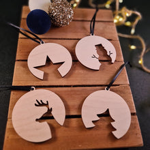 Afbeelding in Gallery-weergave laden, Kerstversiering &quot;Silhouette&quot;
