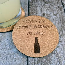 Afbeelding in Gallery-weergave laden, Onderzetter &quot;Meester of juf&quot;
