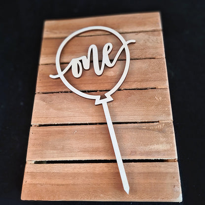 Taarttopper "One - ballon"