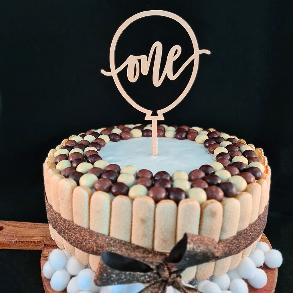 Taarttopper "One - ballon"