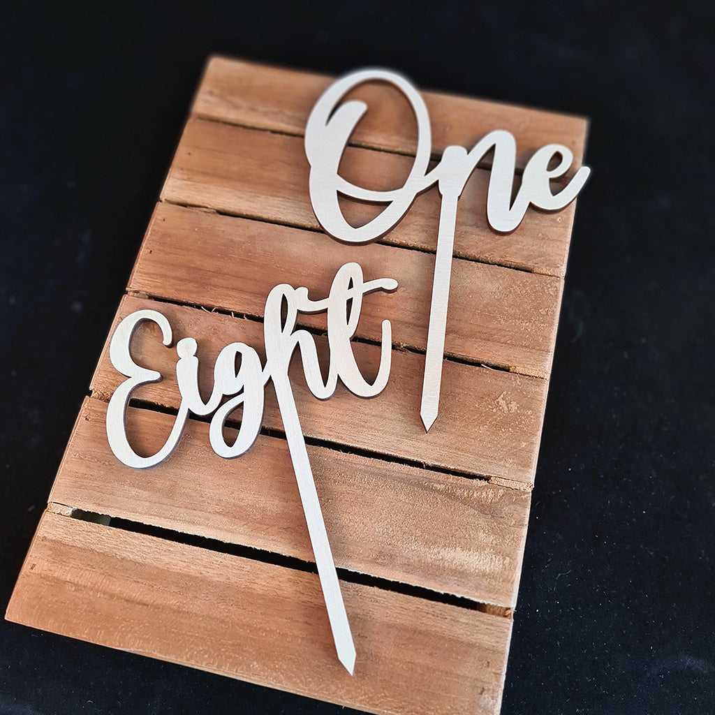 Taarttopper "Number"