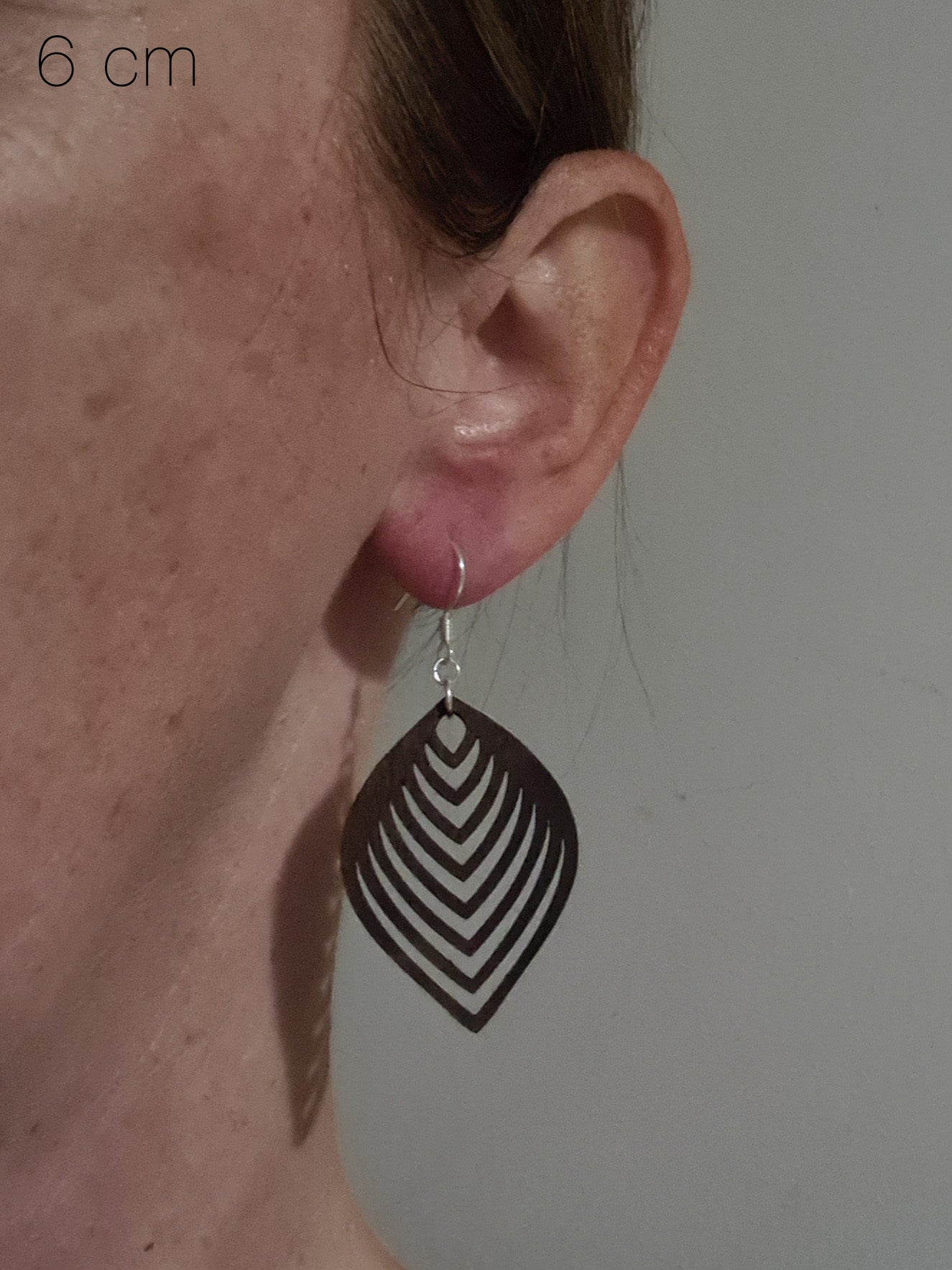 Houten abstracte blaadjes