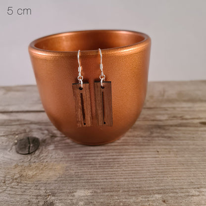 Houten staafjes smalle opening