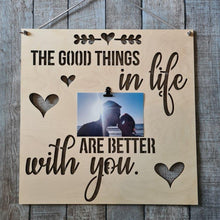 Afbeelding in Gallery-weergave laden, Fotobord &quot;The good things in life&quot;

