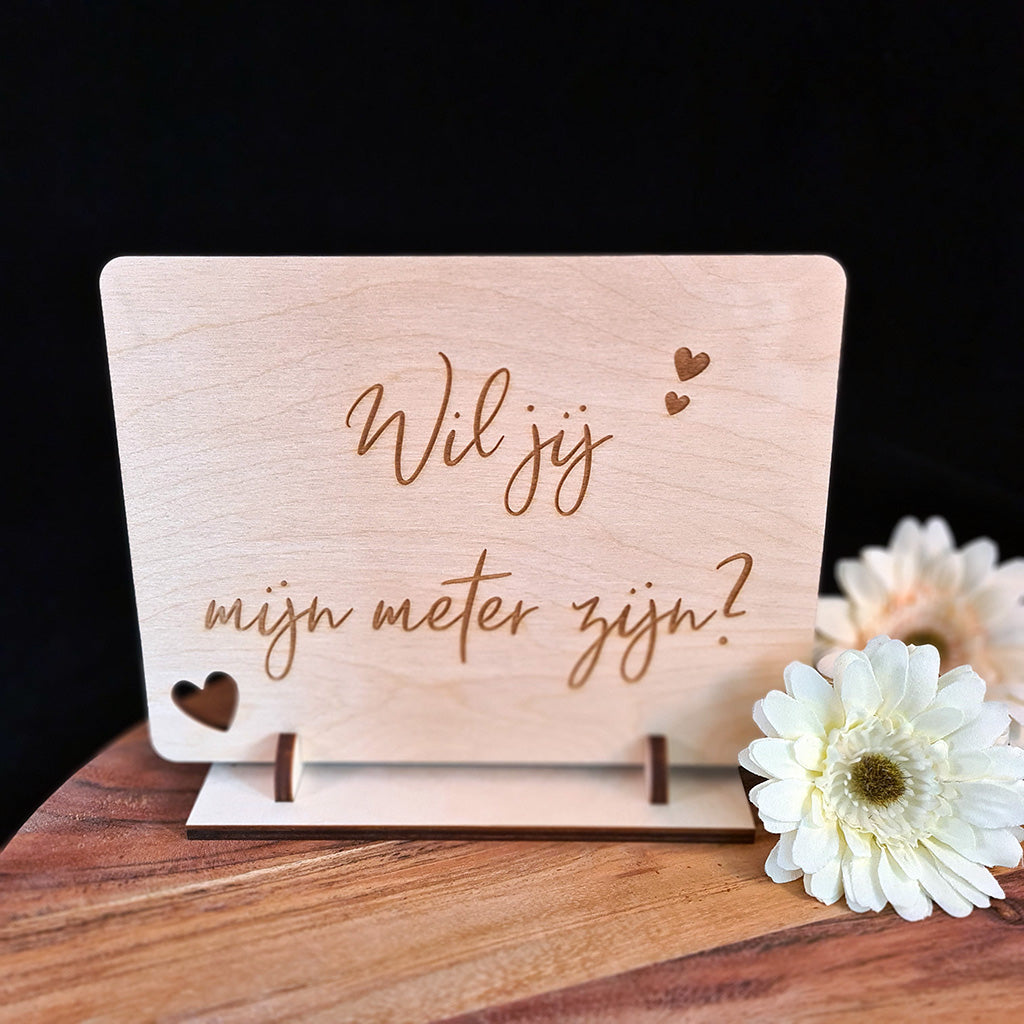 Houten bord 