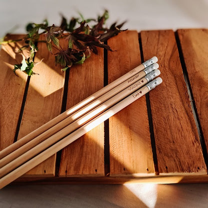 Gepersonaliseerde houten potloden