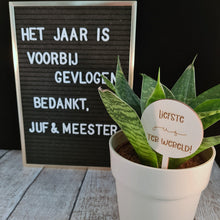 Afbeelding in Gallery-weergave laden, Plantenprikker &quot;Meester of juf&quot;
